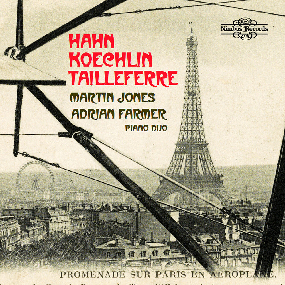 the album cover for Hahn / Koechlin / Tailleferre - French Music For Two Pianos