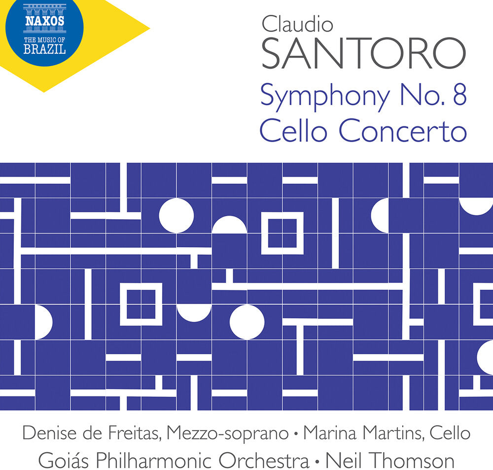 Symphony No. 8 Cello Concerto Tres Abstracoes Music CD