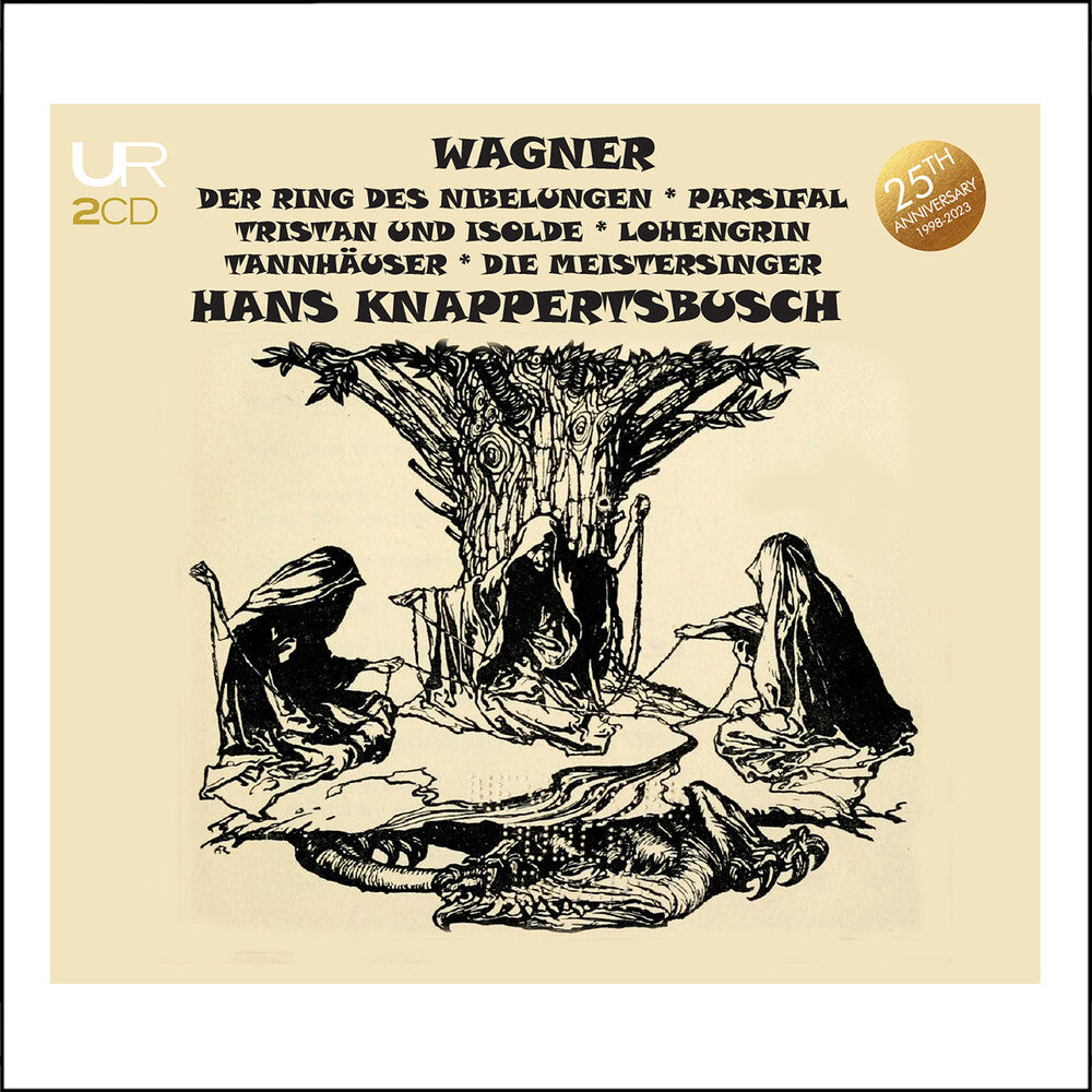 the album cover for Wagner / Knappertsbusch / Ndr Symphony Orchestra - Knappertsbusch Conducts Wagner - Orchestral Works