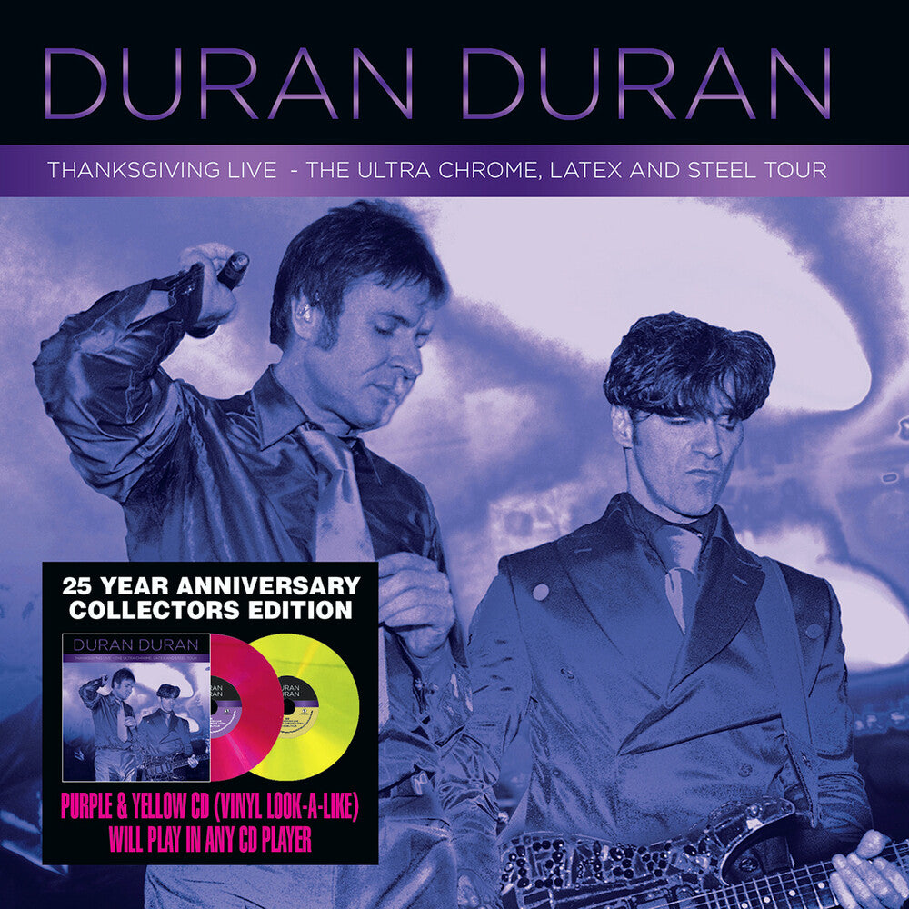the album cover for Duran Duran - Thanksgiving Live - 25 Year Anniversary (Clcb)