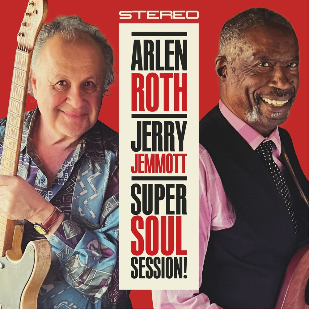 the album cover for Arlen Roth / Jemmott,Jerry - Super Soul Session