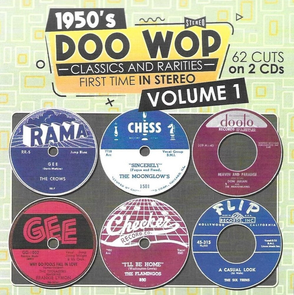 1950s Doo Wop Classics And Rarities 1 / Various Music CD