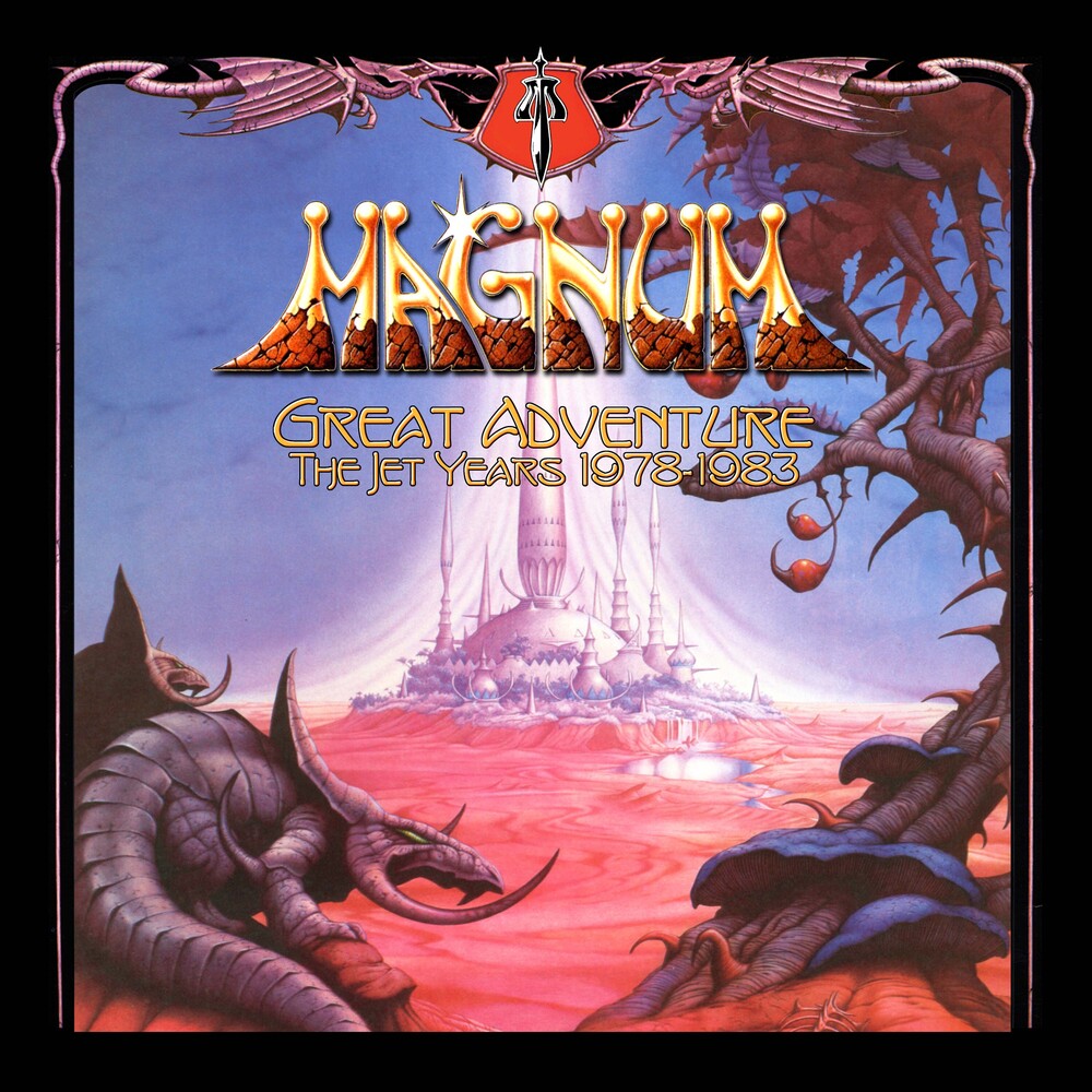the album cover for Magnum - Great Adventure: The Jet Years 1978-1983 (Box)