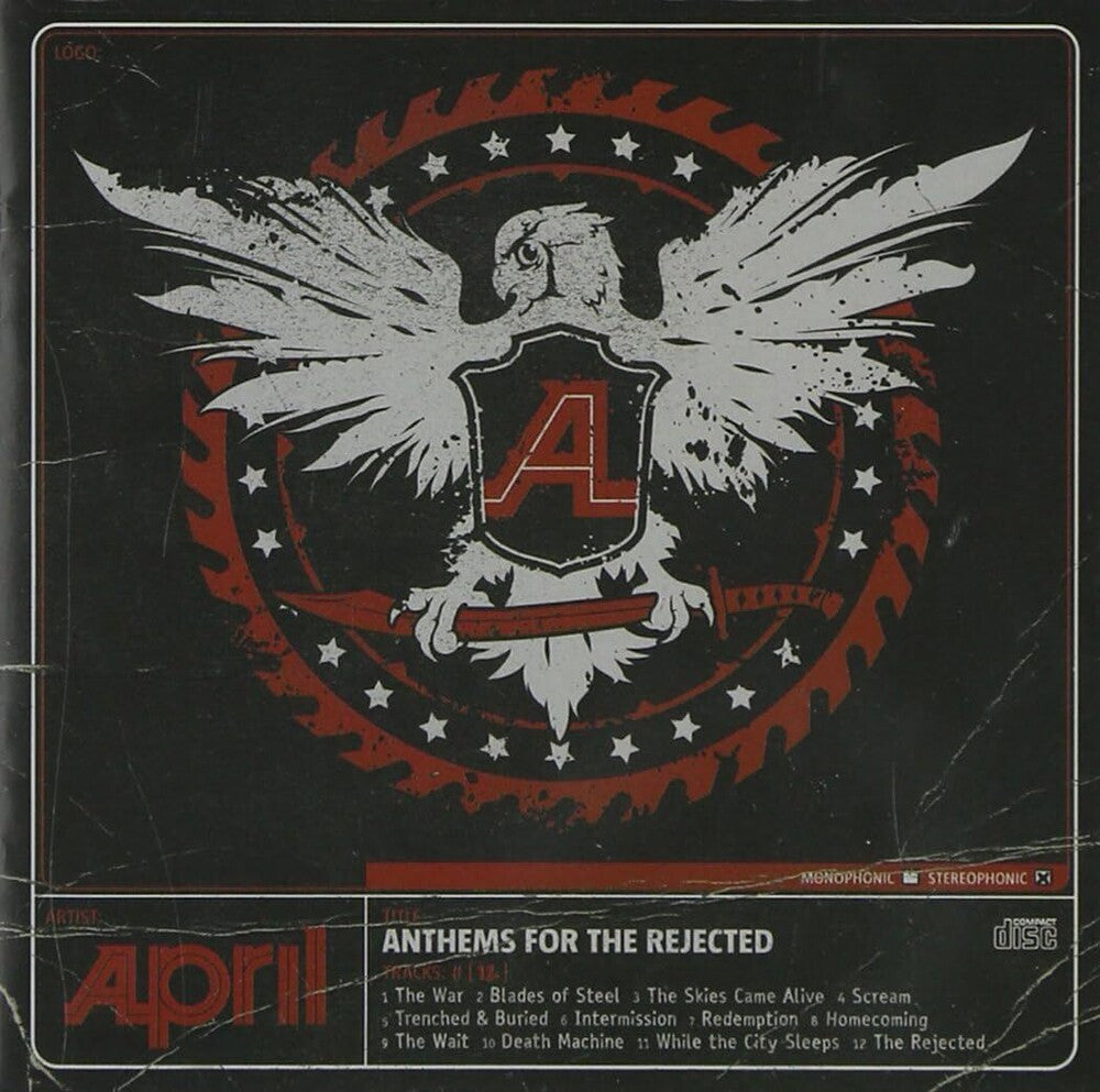 the album cover for April - Anthems for the Rejected