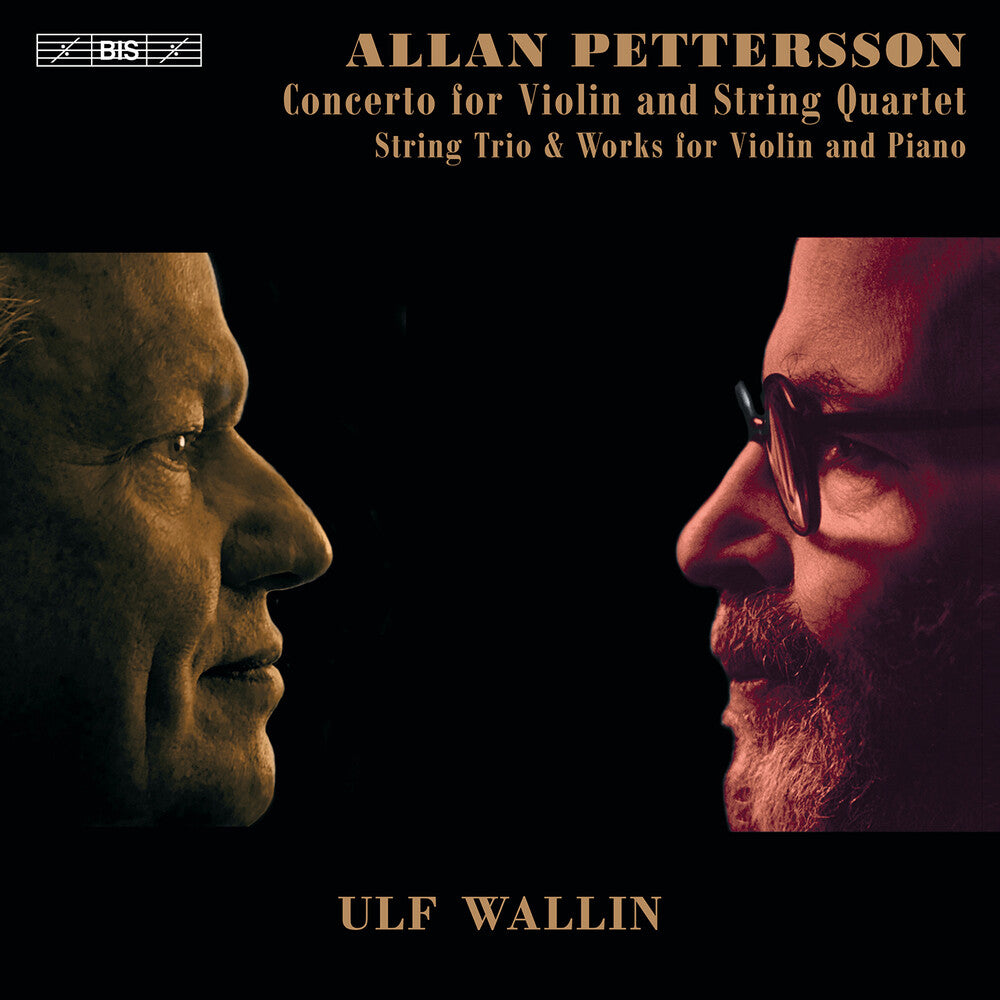 the album cover for Pettersson / Wallin / Wollheim - Concerto For Violin & String Quartet (Hybr)