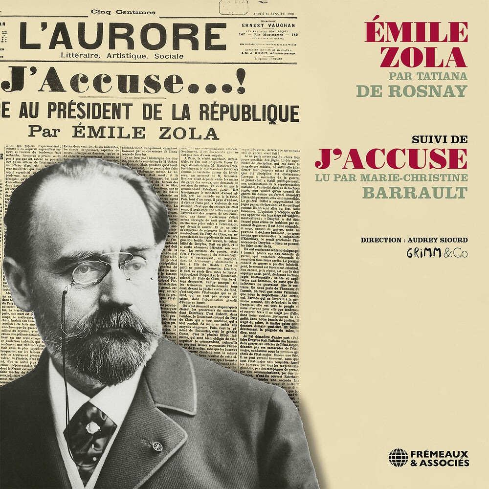 the album cover for Tatiana Rosnay / Zola,Emile - Emile Zola Par Tatiana De Rosnay Suivi De