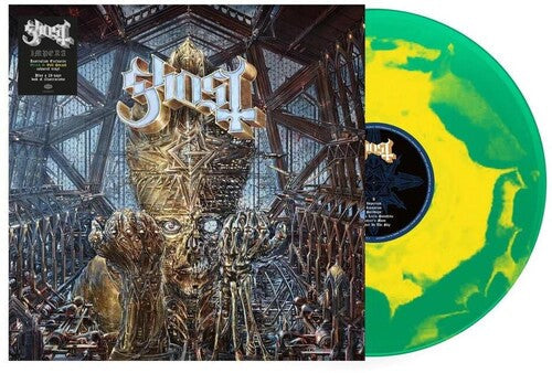 Ghost B.C. - Impera - Limited Australian Tour Exclusive Green & Gold Smash Colored Vinyl Vinyl Record