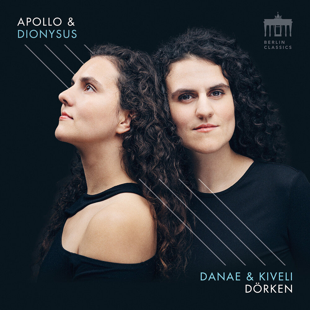 the album cover for Brahms / Debussy / Glass / Dorken - Apollo & Dionysus