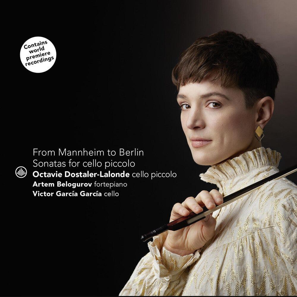 the album cover for J Bach .C.F. / Benda / Czarth / Lalonde - From Mannheim To Berlin Sonatas For Violoncello