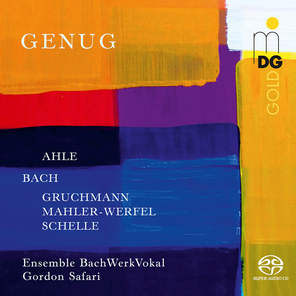 the album cover for J Bach .S. / Ahle / Ensemble Bachwerkvokal - Genug (Hybr)