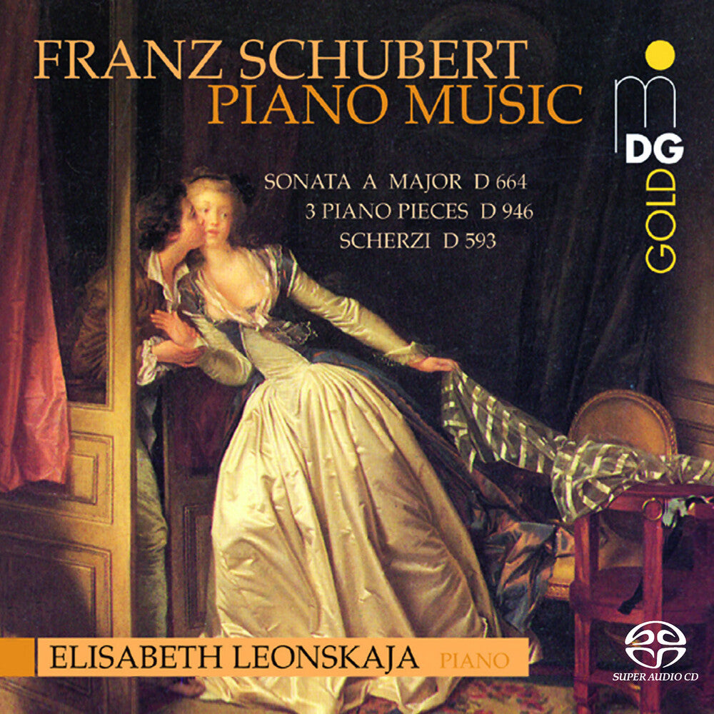 the album cover for Schubert / Leonskaja - Piano Music (Hybr)
