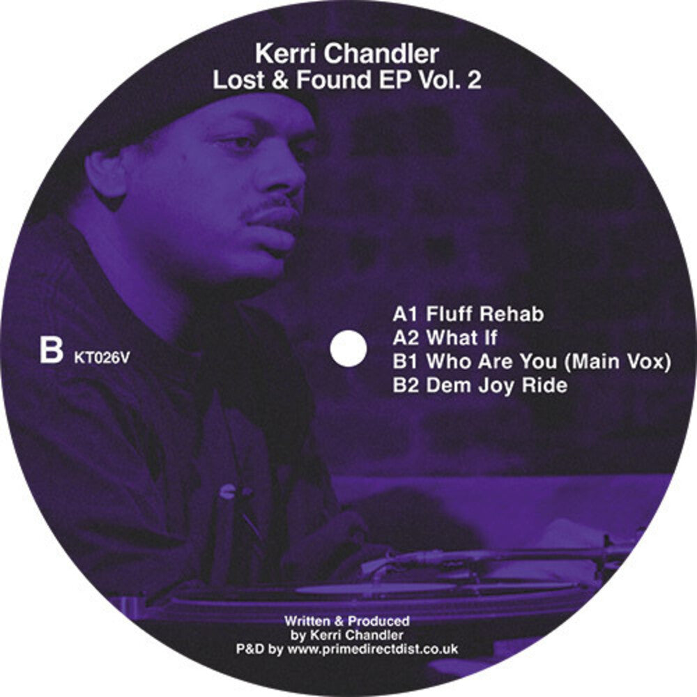 the album cover for Kerri Chandler - Lost & Found Ep Vol. 2