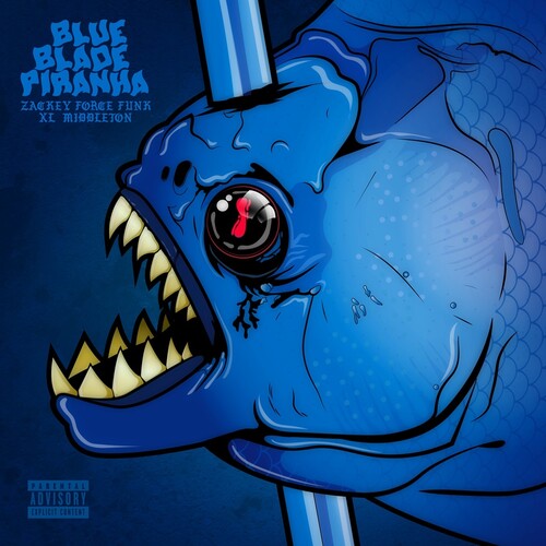 Zackey Force Funk & Xl Middleton - Blue Blade Piranha Vinyl Record