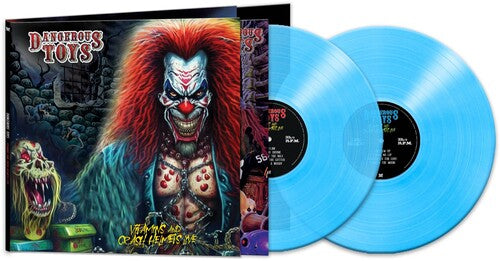 Dangerous Toys - Vitamins & Crash Helmets Live - Blue Vinyl Record