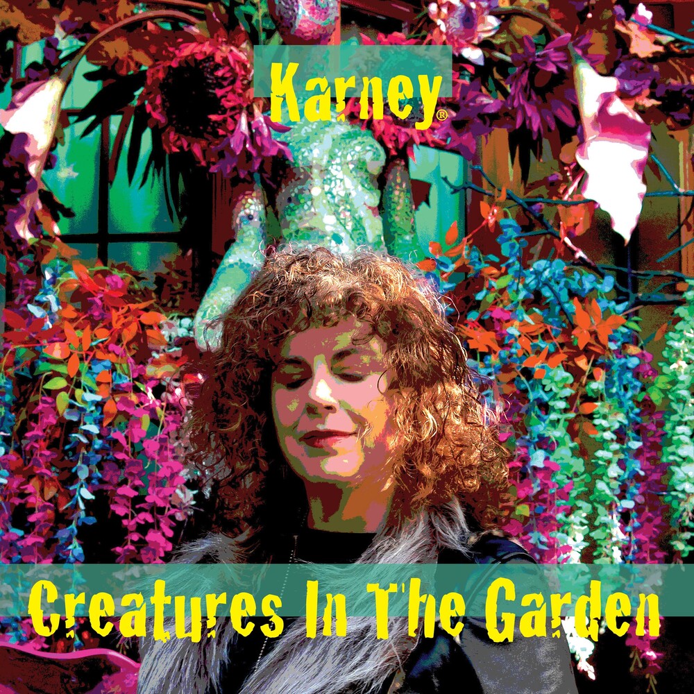 the album cover for Karney - Creatures In The Garden