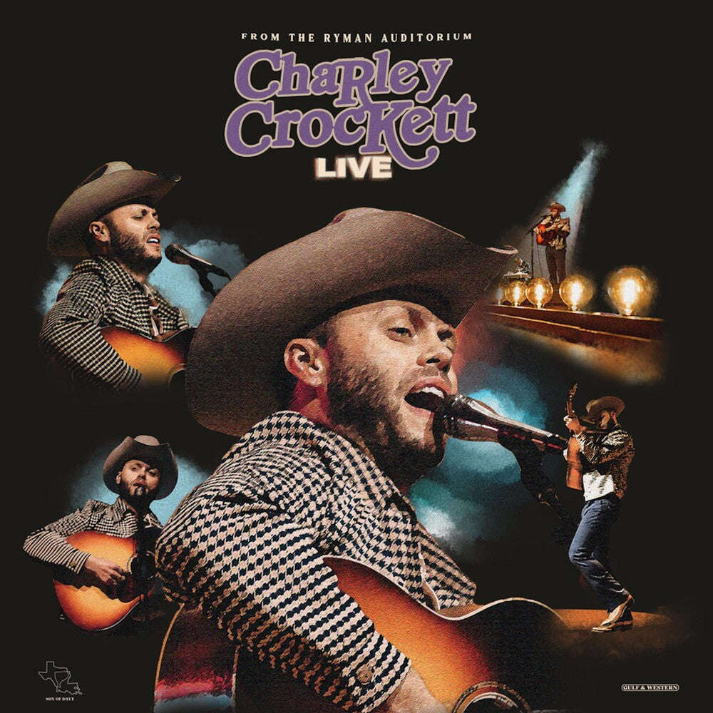 the album cover for Charley Crockett - Live from the Ryman