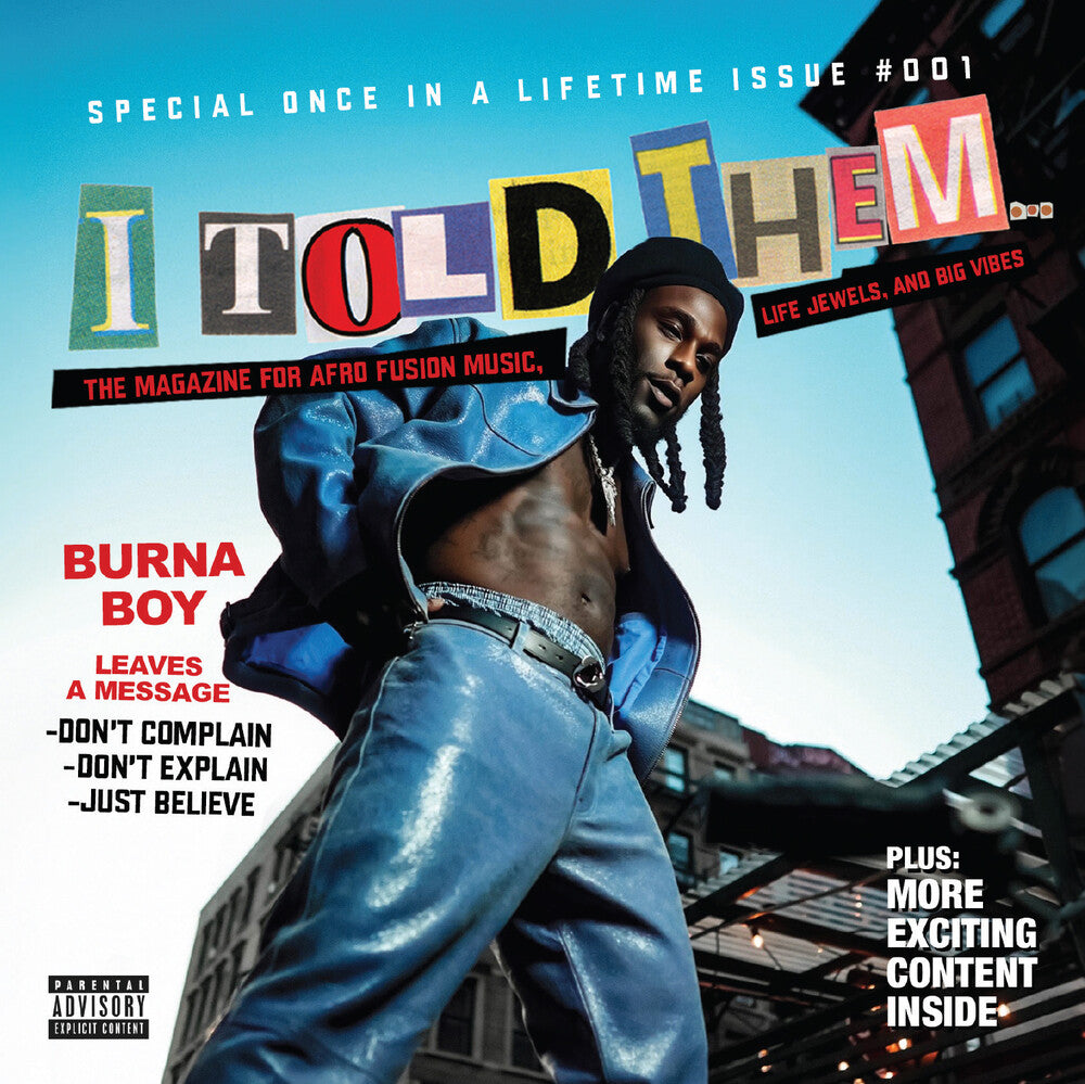 the album cover for Burna Boy - I Told Them…