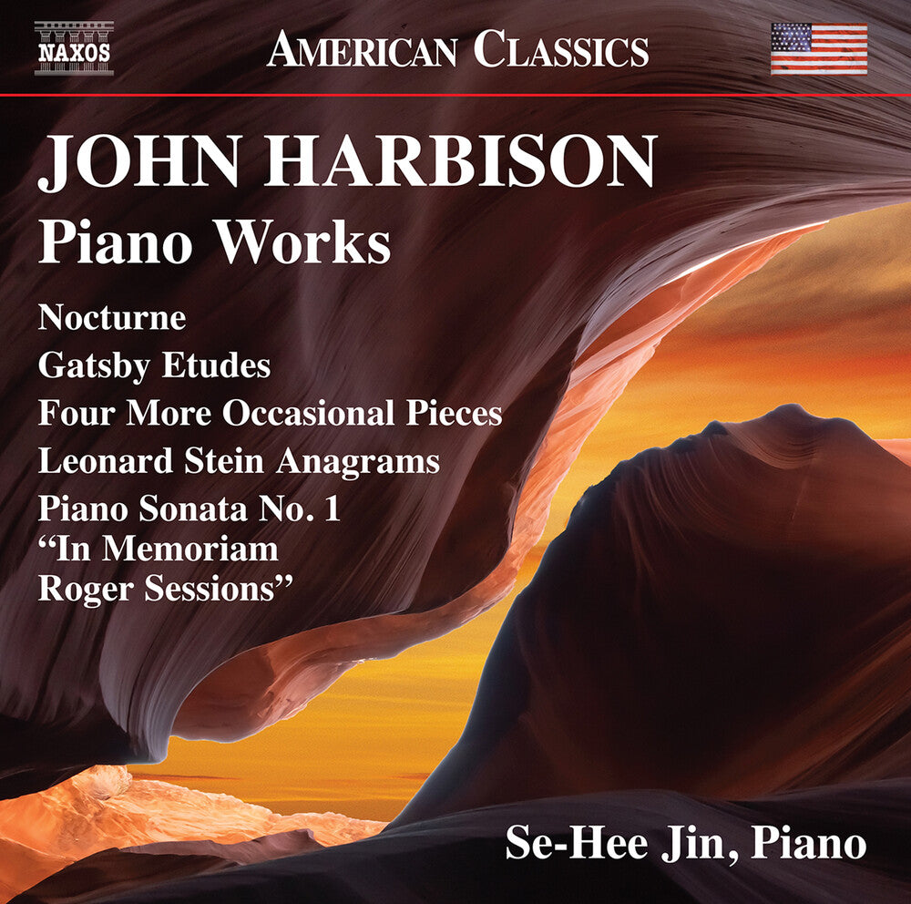 the album cover for Harbison / Jin - Piano Works