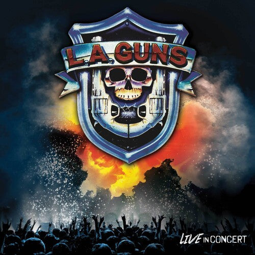 L.A. Guns - Live In Concert - Blue Vinyl Record