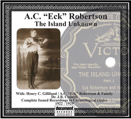 Robertson,a.c.(eck) - Island Unknown - Music CD