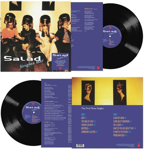 Salad - Singles Bar - 140-Gram Black with Autographed Print Vinyl Record