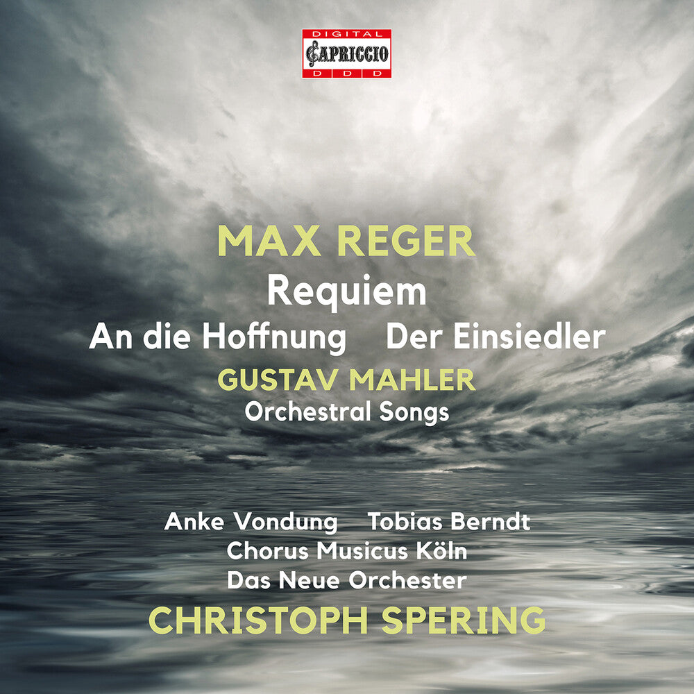 the album cover for Mahler / Reger / Das Neue Orchester - Orchestral Songs
