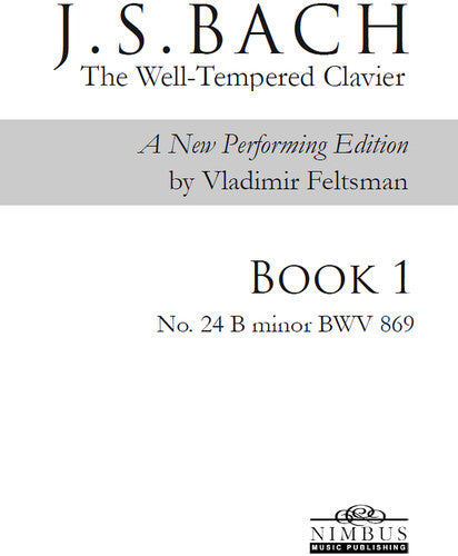 Bach,j.s. / Feltsman,vladimir - Book 1 - No. 24 B Minor - Books