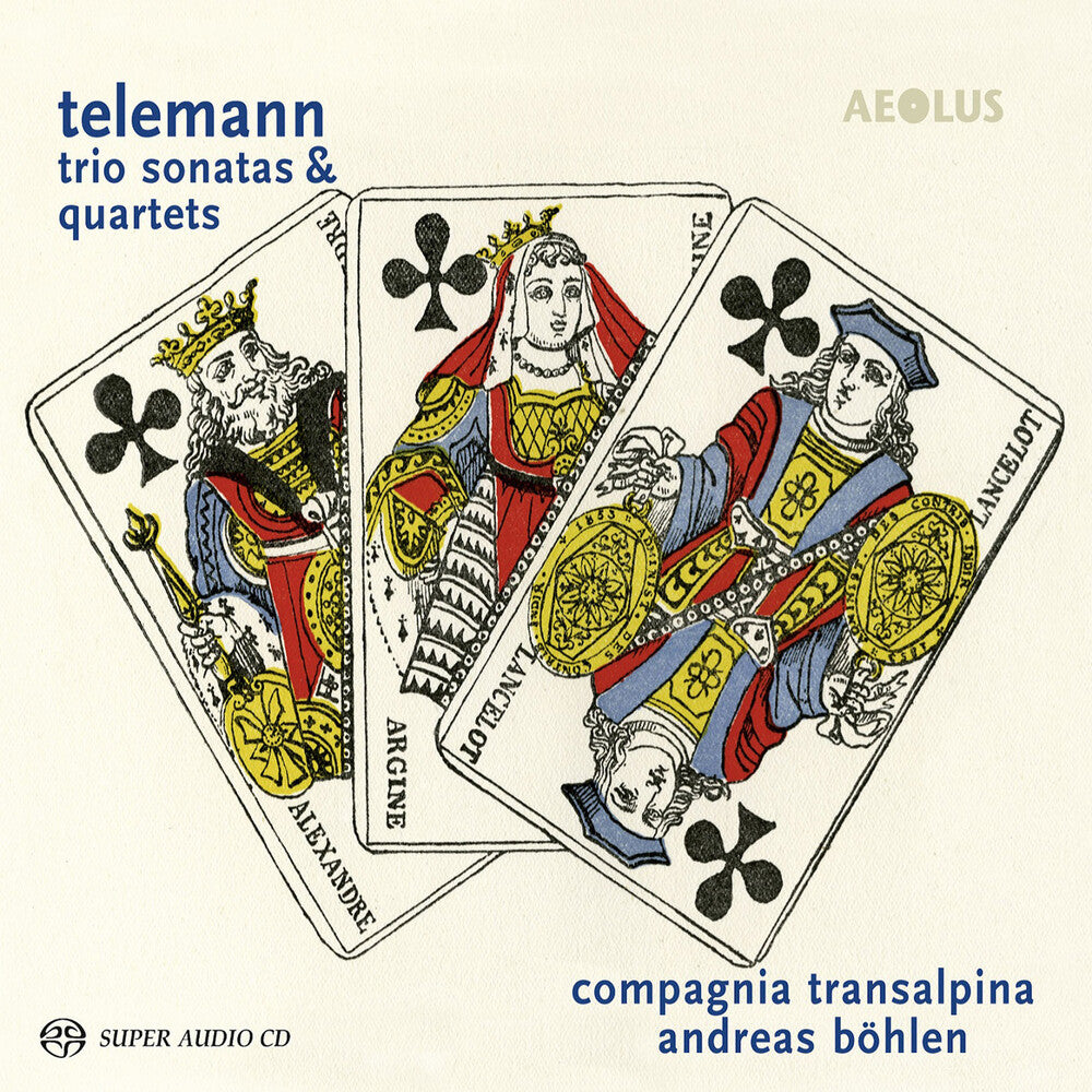the album cover for Telemann / Compagnia Transalpina - Trio Sonatas & Quartets (Hybr)