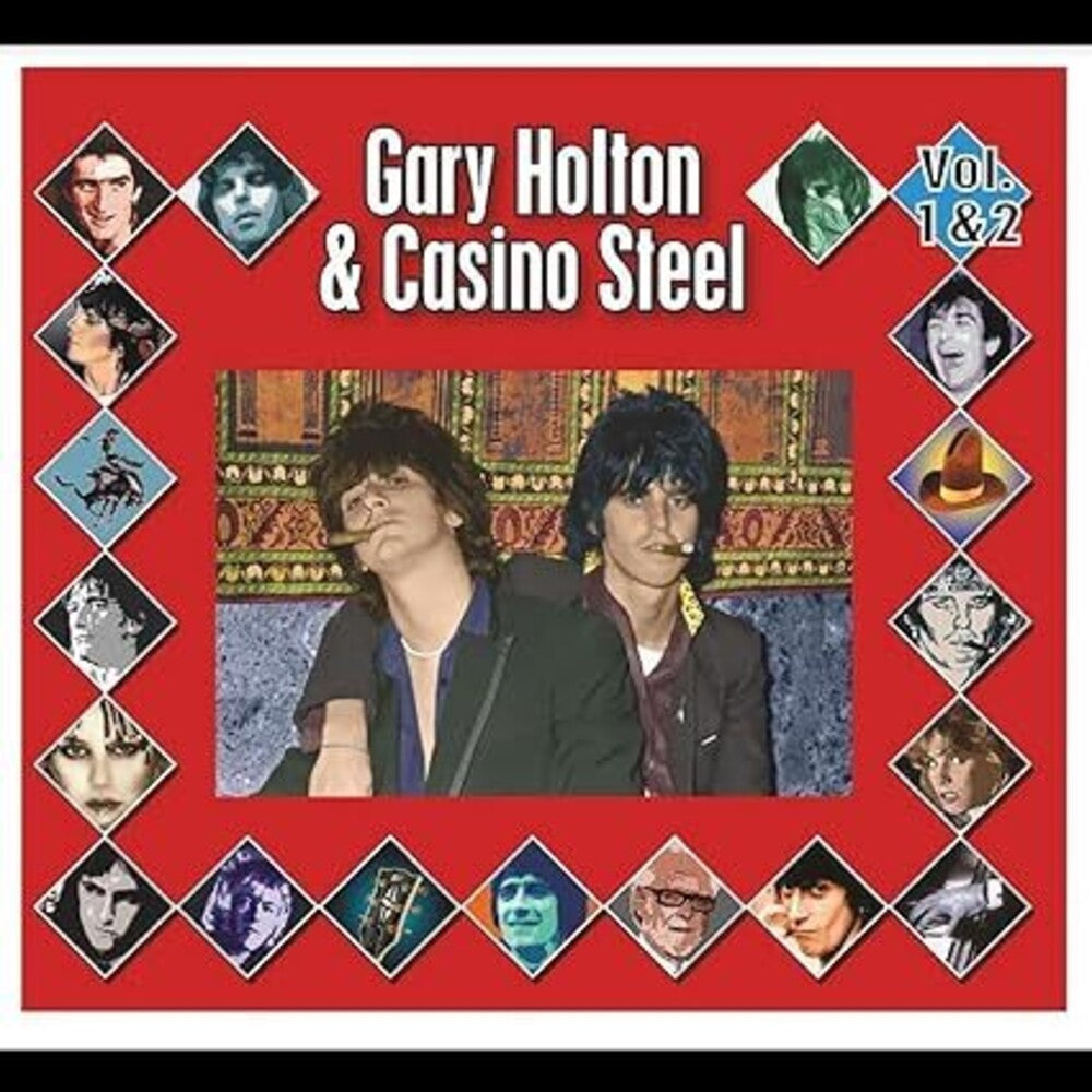 the album cover for Gary Holton & Casino Steel - Vol 1 & 2 (Uk)