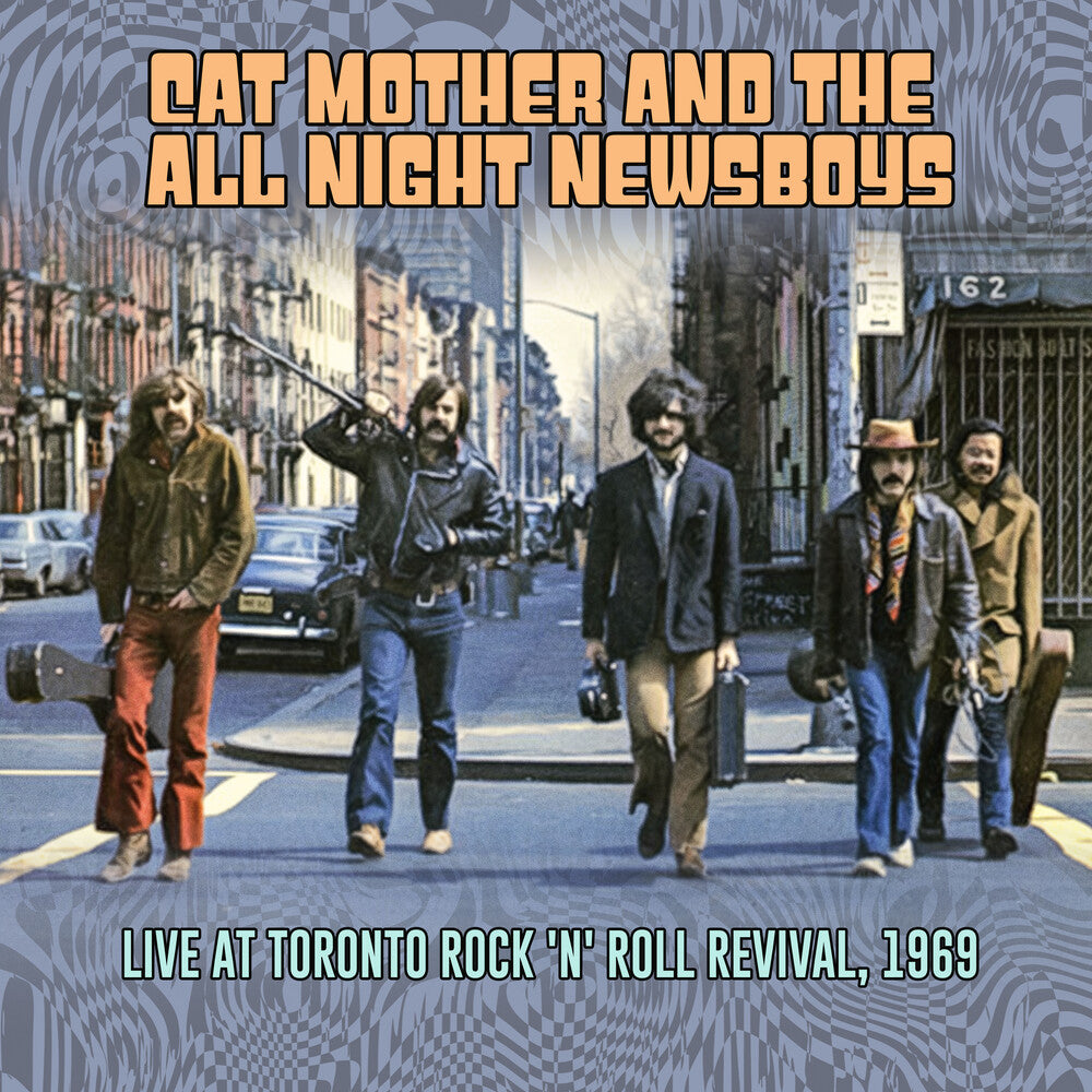 the album cover for Cat Mother and the All Night Newsboys - Live At Toronto Rock 'n' Roll Revival, 1969 (Mod)