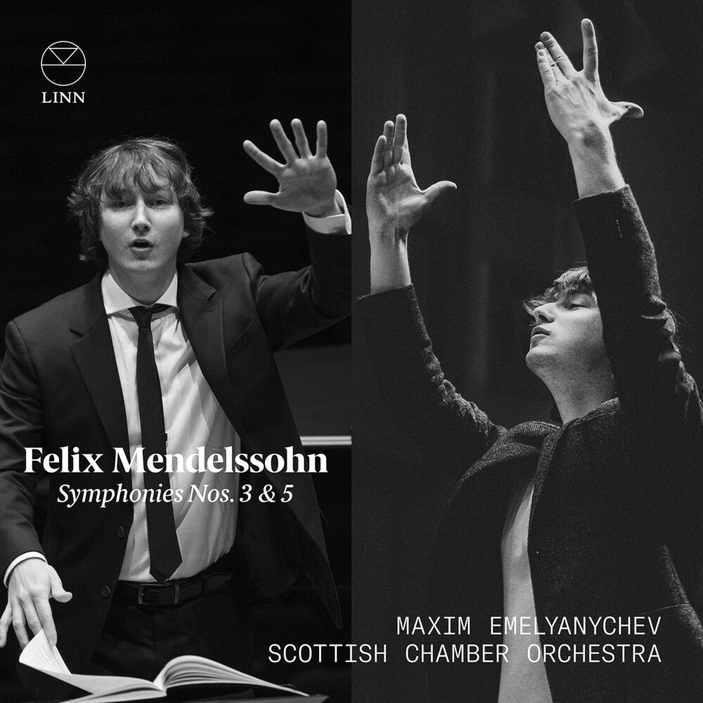 the album cover for Mendelssohn / Emelyanychev / Scottish Chamber Orc - Symphonies Nos. 3 & 5