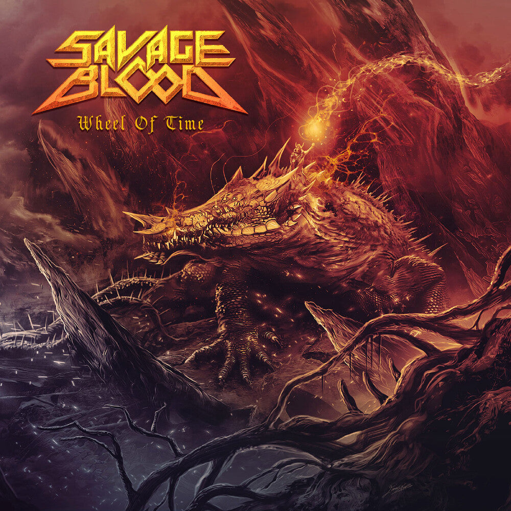 the album cover for Savage Blood - Wheel Of Time
