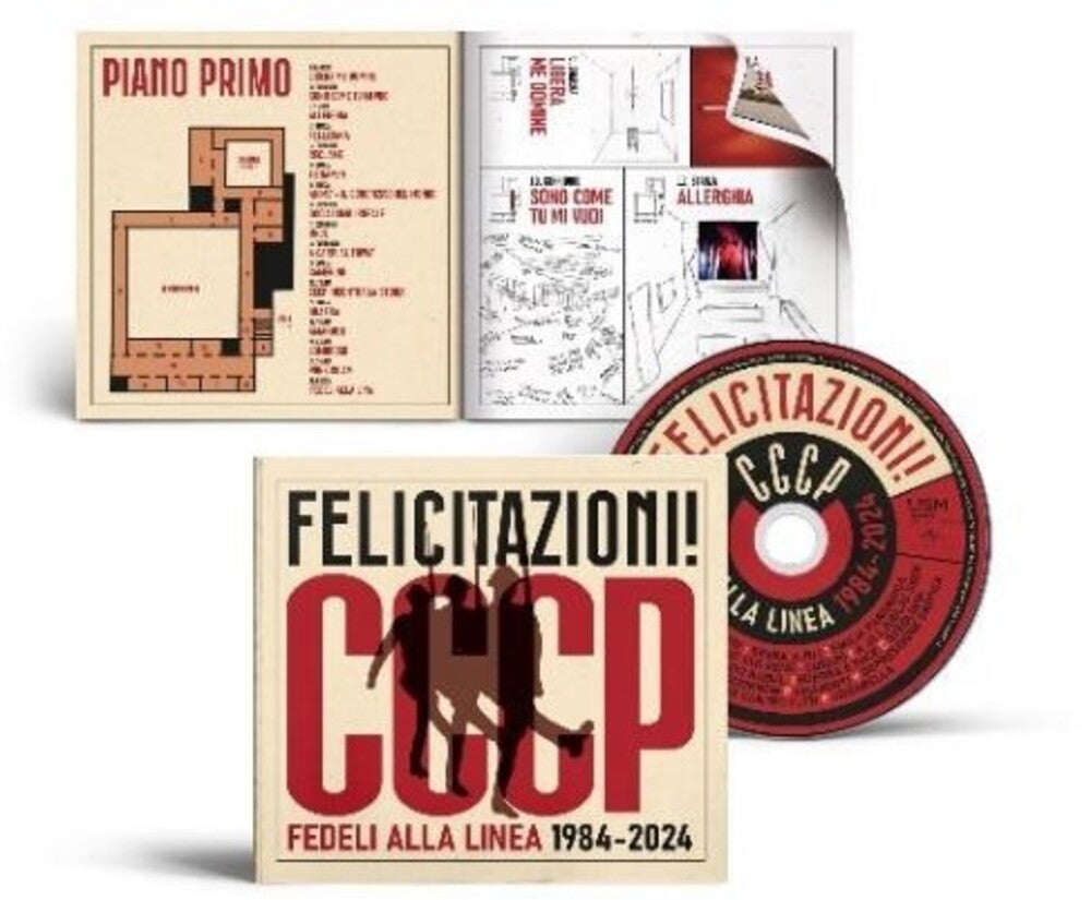 the album cover for Cccp - Fedeli Alla Linea - Felicitazioni (Ita)