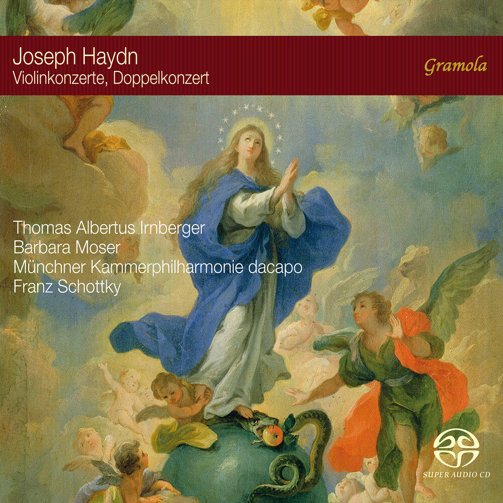 the album cover for Haydn / Irnberger / Moser - Violinkonzerte Doppelkonzert (Hybr)