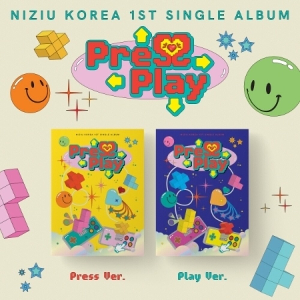 the album cover for NiziU - Press Play - Random Cover (Stic) (Pcrd) (Phob)