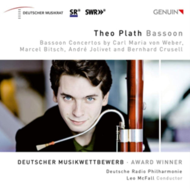 Theo Plath - Bassoon Concertos By Weber, Bitsch, Jolivet, & Crusell Music CD