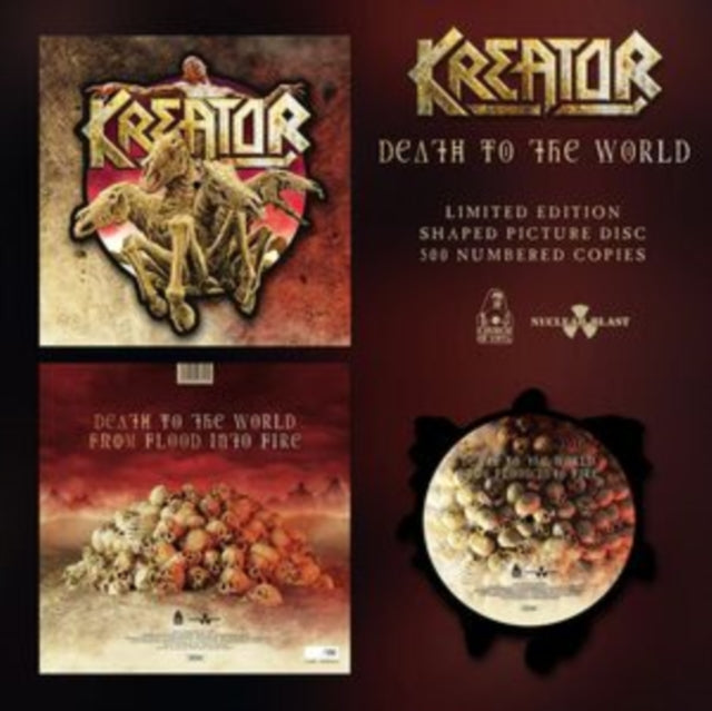 Kreator - Death To The World (Shaped Picture Disc) - 12 Inch Vinyl Record