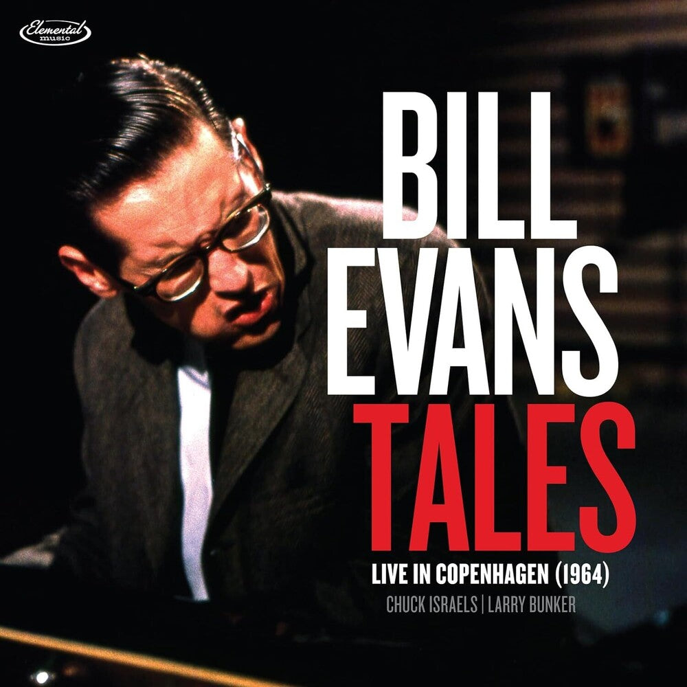 the album cover for Bill Evans - Tales: Live In Copenhagen 1964