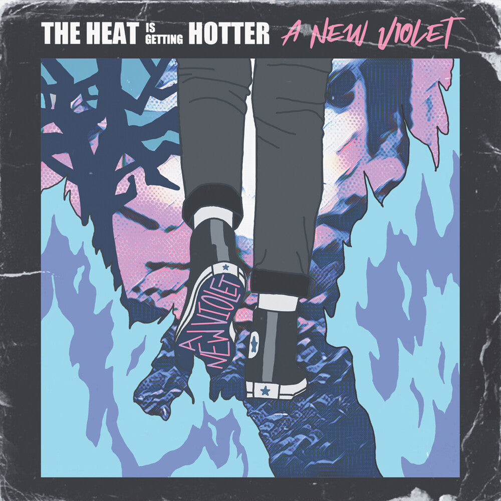 the album cover for A New Violet - Heat Is Getting Hotter (Mod)