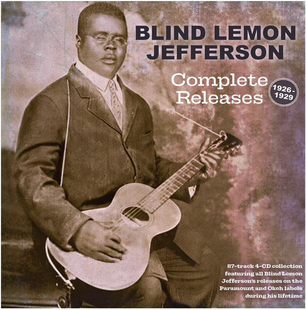 the album cover for Blind Jefferson Lemon - Complete Releases 1926-29
