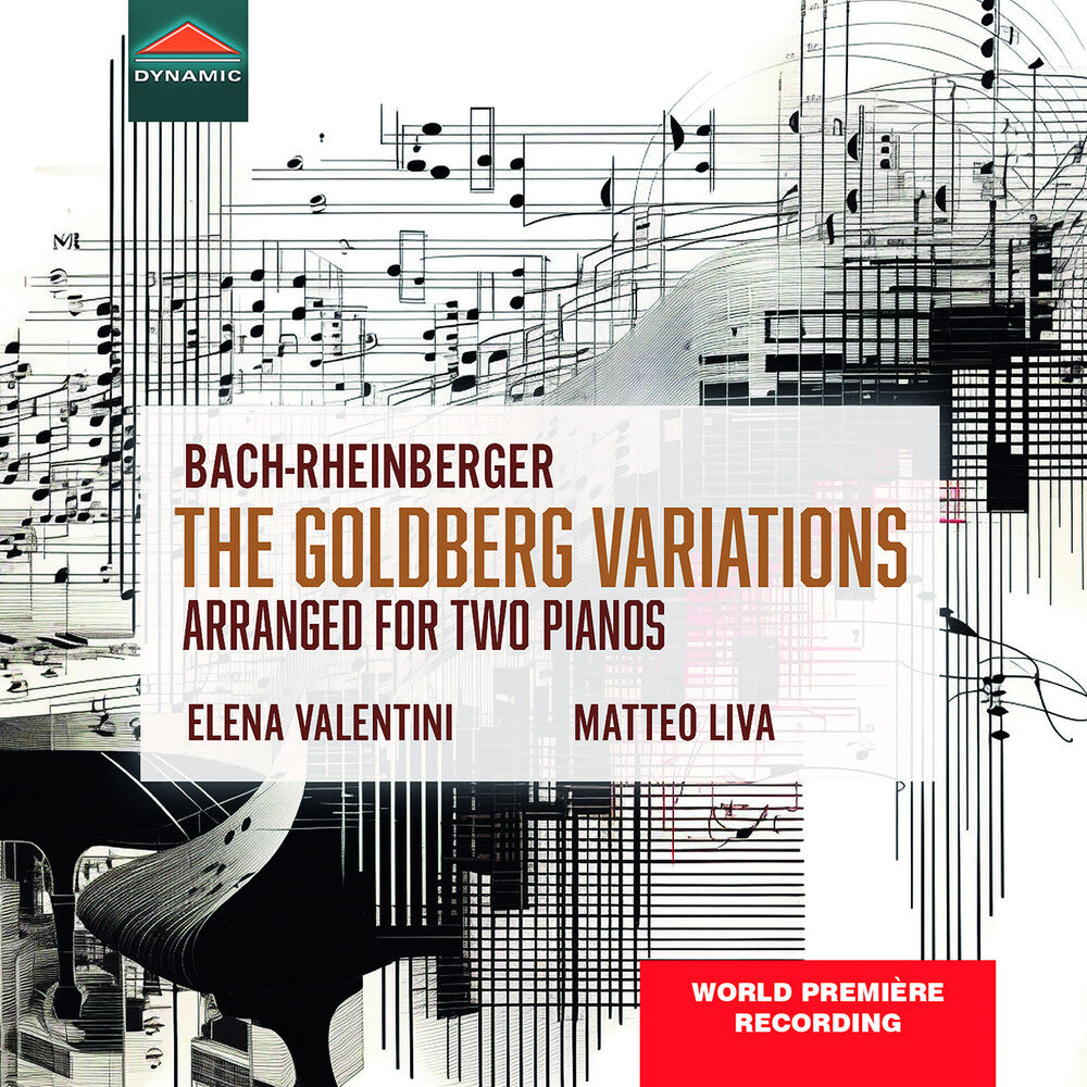the album cover for Rheinberger / Bach / Valentini - Goldberg Variations