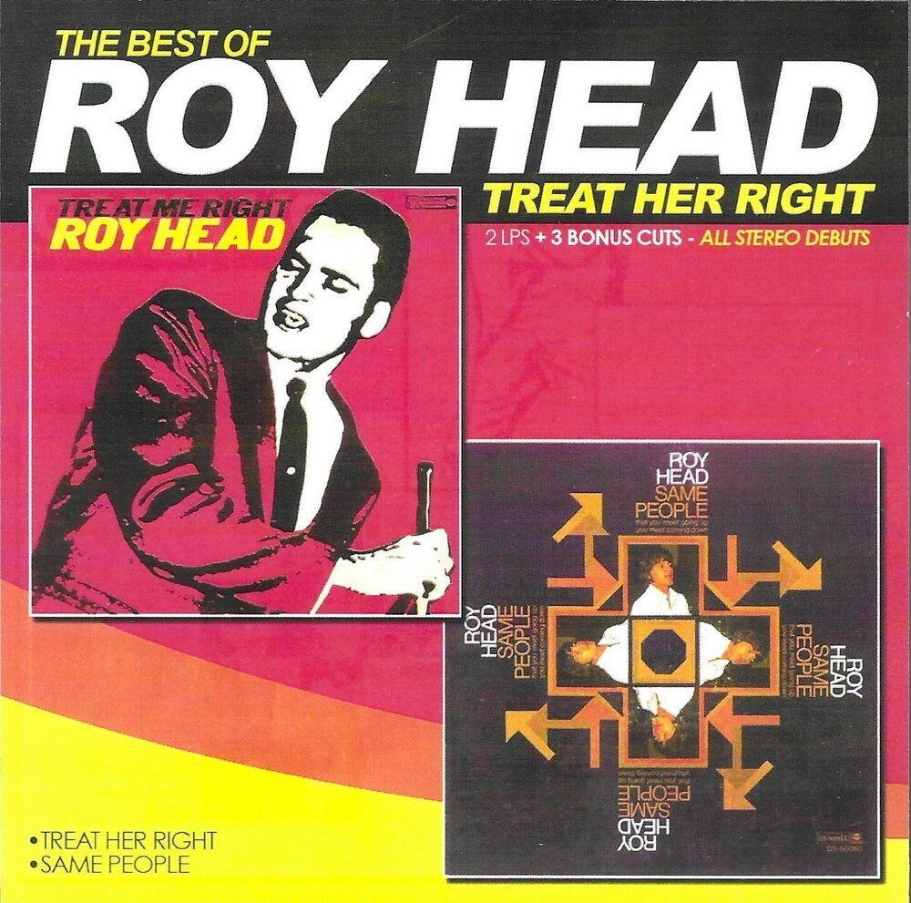 the album cover for Roy Head - Treat Her Right-Best Of