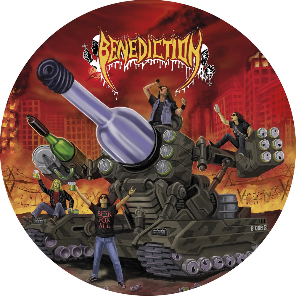 the album cover for Benediction - Benediction (Pict) (Uk)