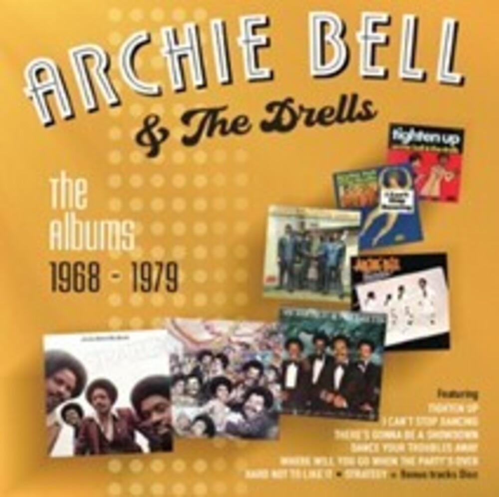 the album cover for Archie Bell & The Drells - Albums 1968-1979 (Box) (Uk)
