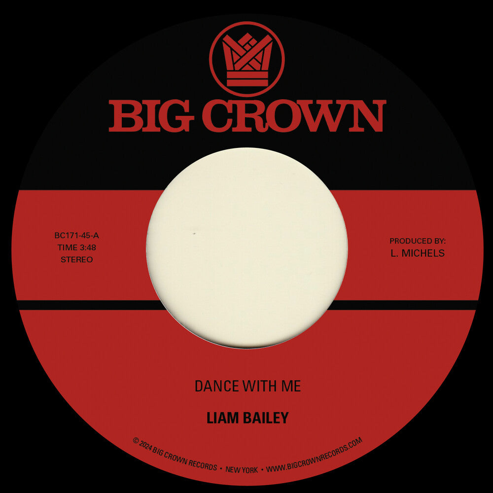 the album cover for Liam Bailey - Dance With Me B/W Mercy Tree