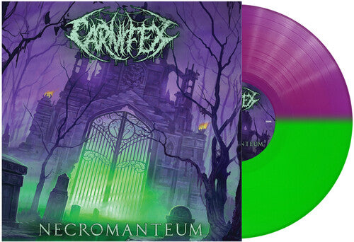 Carnifex - Necromanteum - Neon Green & Purple Vinyl Record
