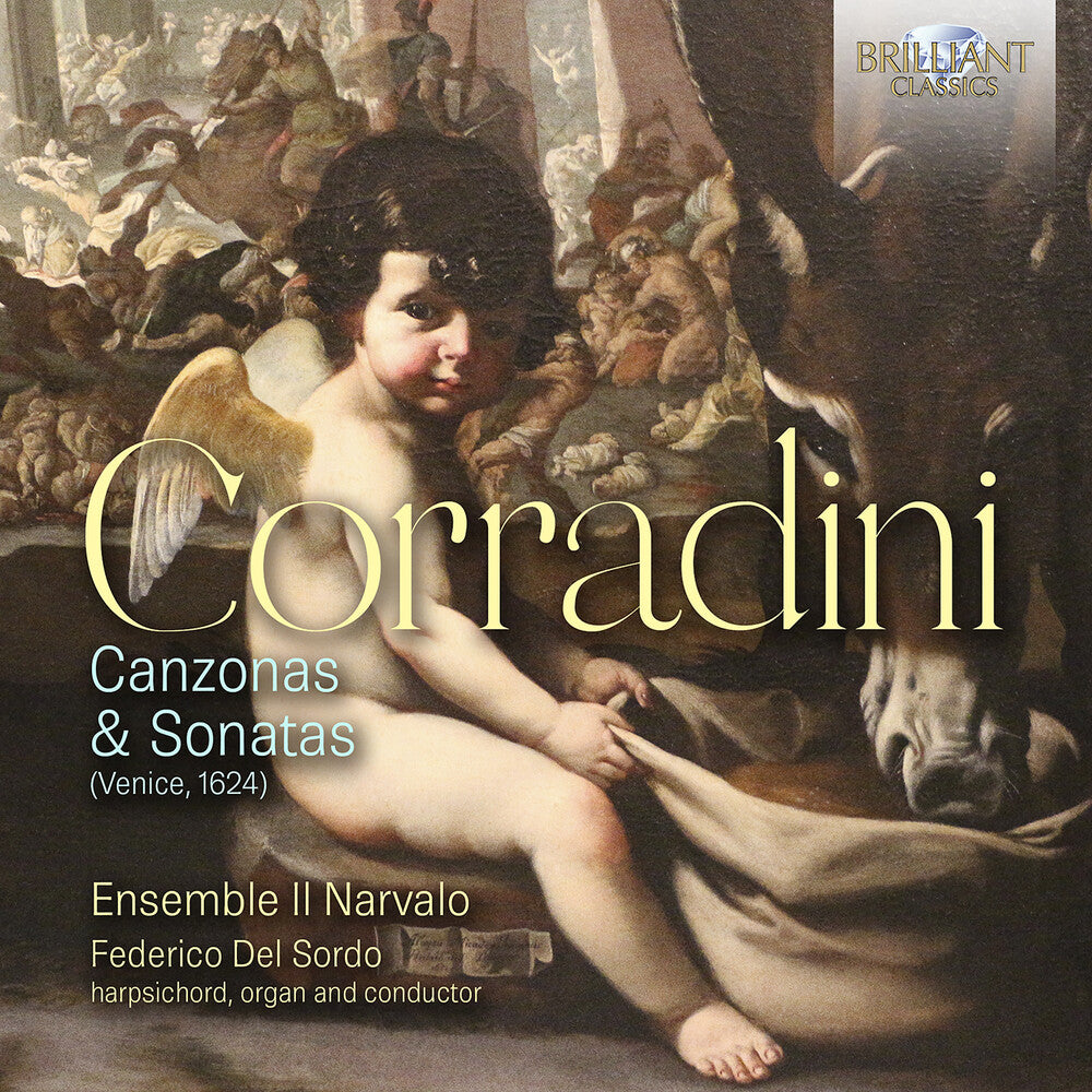 the album cover for Corradini / Ensemble Il Narvalo - Canzonas & Sonatas