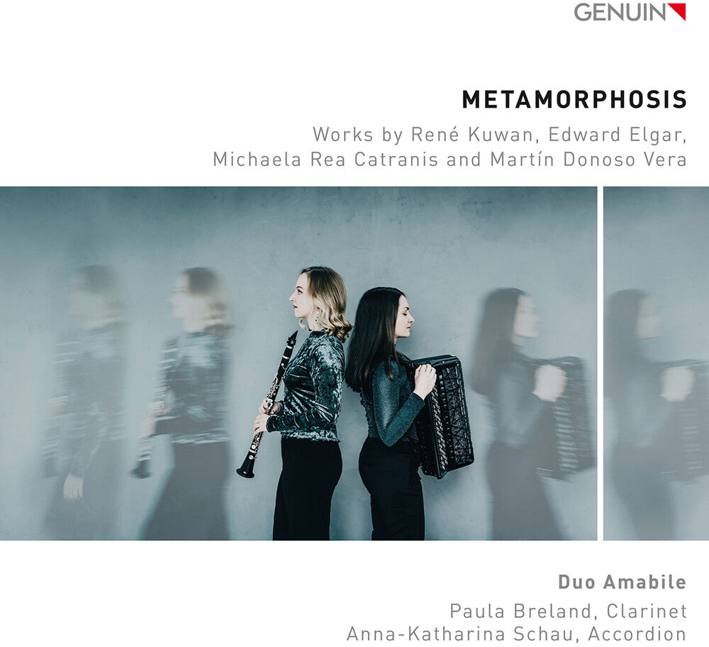 the album cover for Catranis / Elgar / Duo Amabile - Metamorphosis
