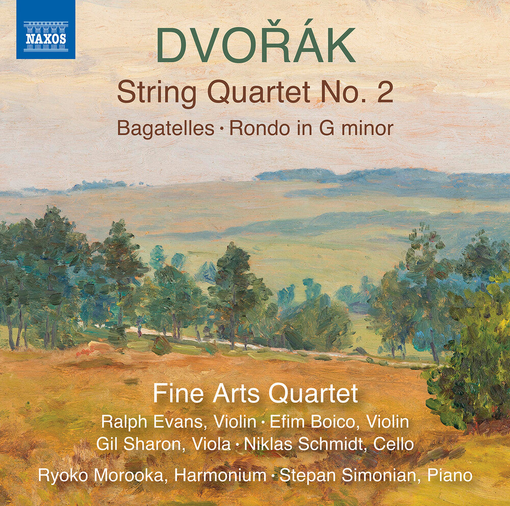 the album cover for Dvorak / Morooka / Fine Arts Quartet - String Quartet No. 2 B 17 Bagatelles Op. 47