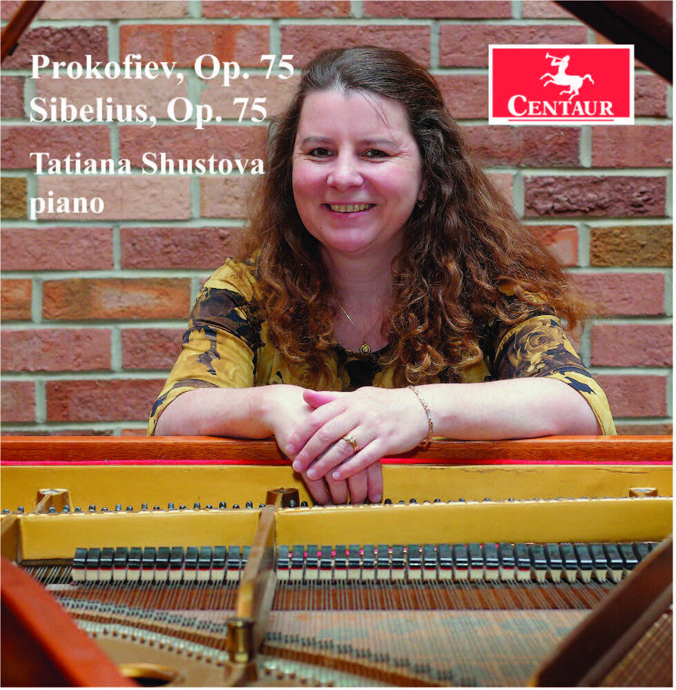 the album cover for Prokofiev / Sibelius / Shustova - Prokofiev Op. 75 Sibelius Op. 75